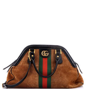 Gucci Re(Belle) Top Handle Bag Suede #229983G83B